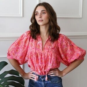 Mille FRANCESCA TOP in Pink Carnation
